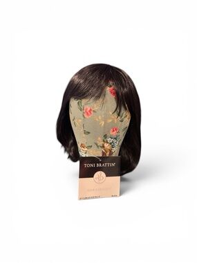 Toni Brattin Flawless Bob Styled Wig Black, Regular NWT